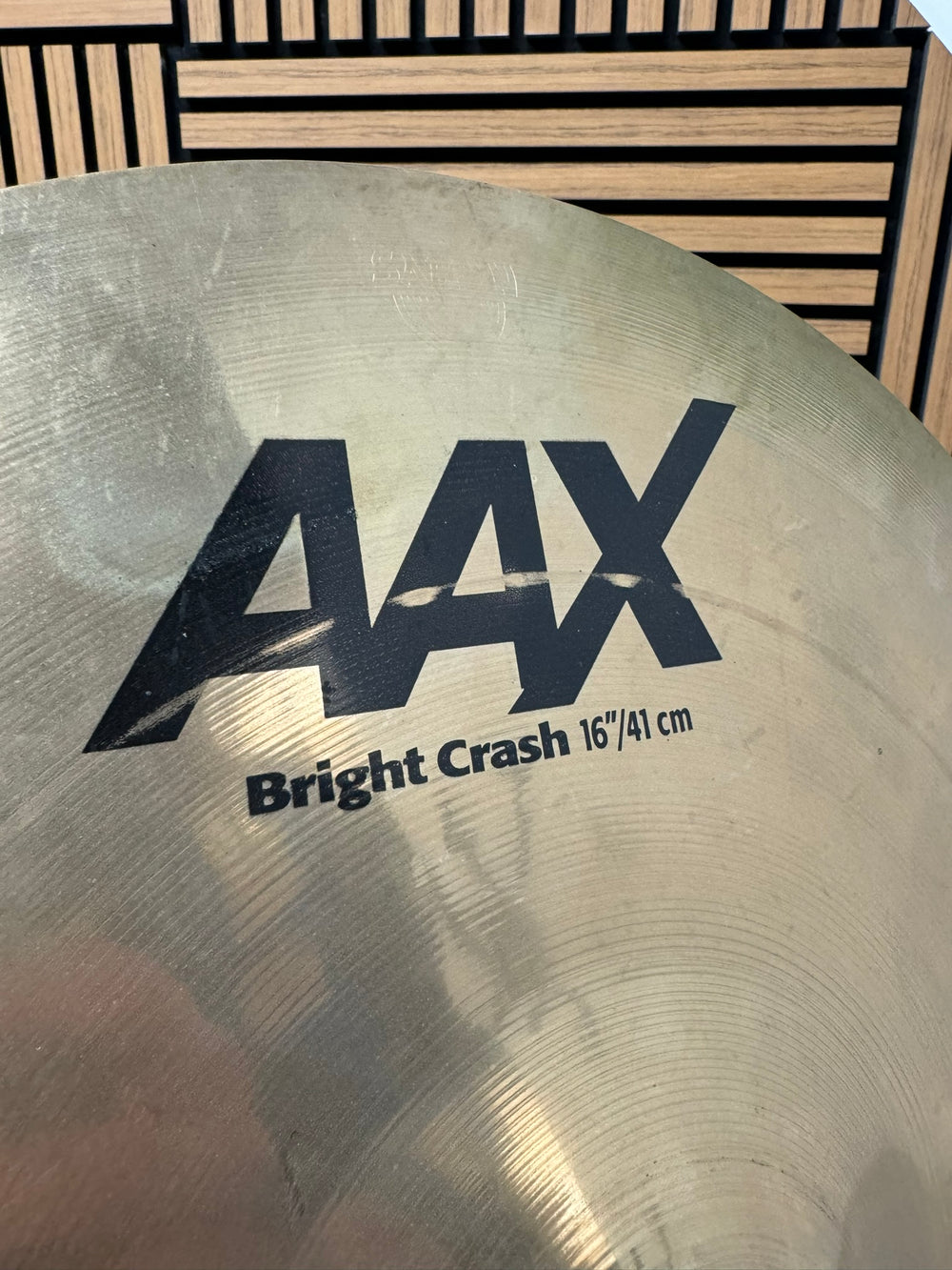 Sabian AAX Bright Crash 16"/40cm Cymbal / Accessory #VY6