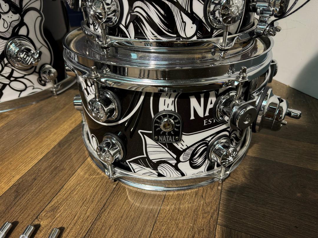 Natal Originals Ash Shell Pack 6-Piece / Limited Edition 'Tattoo' Kit / 22" #NY
