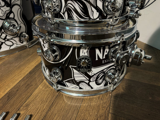 Natal Originals Ash Shell Pack 6-Piece / Limited Edition 'Tattoo' Kit / 22" #NY