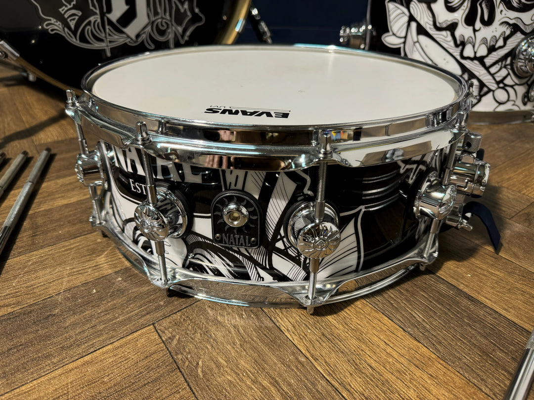 Natal Originals Ash Shell Pack 6-Piece / Limited Edition 'Tattoo' Kit / 22" #NY