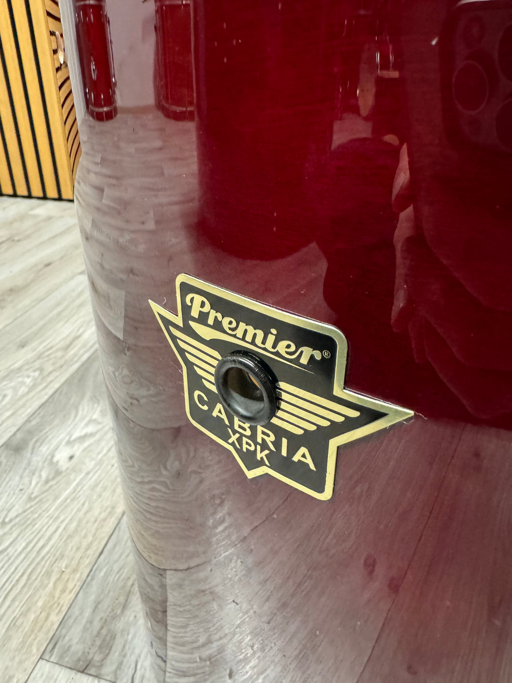 Premier Cabria XPK Floor Tom Drum Shell 16”x16” Bare Wood Project #VC125