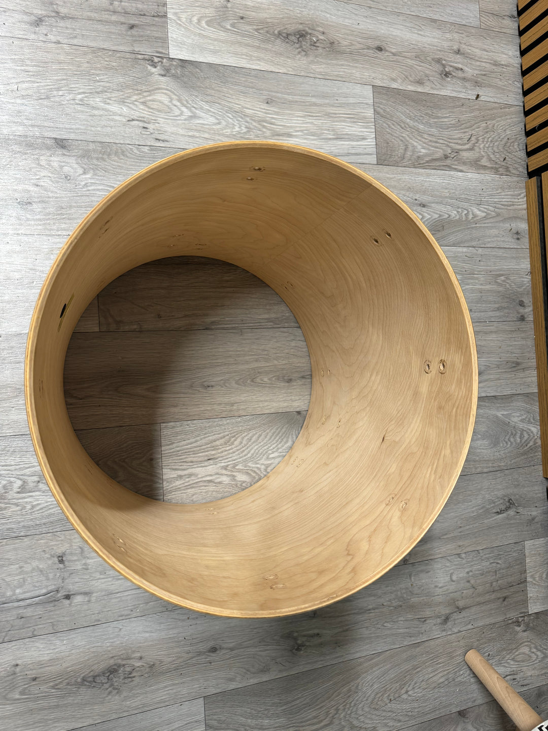 Premier Cabria XPK Floor Tom Drum Shell 16”x16” Bare Wood Project #VC125