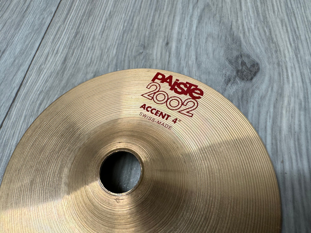 Paiste 2002 Accent 4" Cymbal / Drum Accessory #OL17