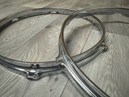 Premier Artist 12” Drum Hoops Rims 6-Lug Hardware Tension #OJ22