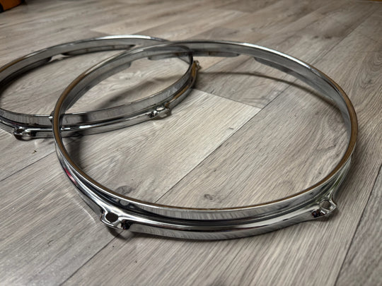 Premier Artist 12” Drum Hoops Rims 6-Lug Hardware Tension #OJ22