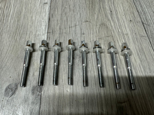 Premier Drum Tension Rods 58mm Screws Tom Spares x8 #VC132