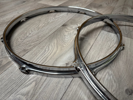 Premier Artist 14” Drum Hoops Rims 8-Lug Hardware Tension #OJ23