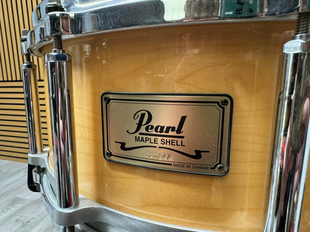 Pearl Maple Shell Free Floating Snare Drum 14" x 6.5" / 10-Lug Snare #VY21