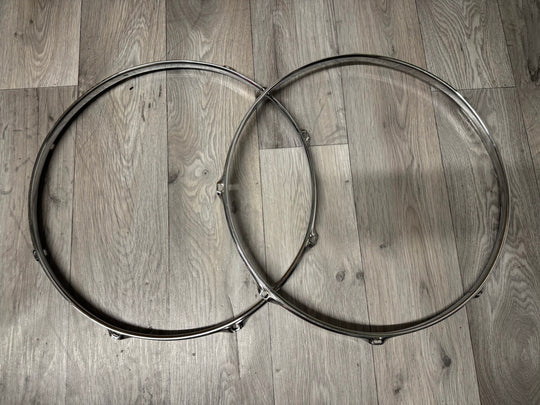 Premier Artist 16” Drum Hoops Rims 8-Lug Hardware Tension #OJ24