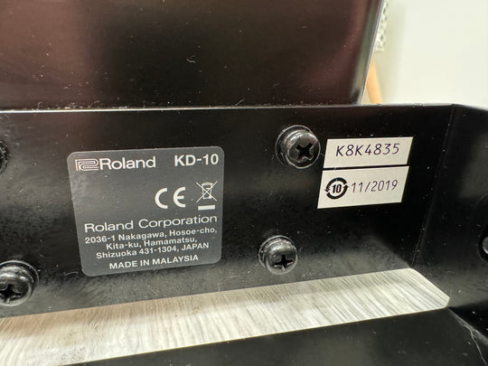 Roland KD-10 Kick Drum Pad / Bass Trigger Pad / Accessory #OL21
