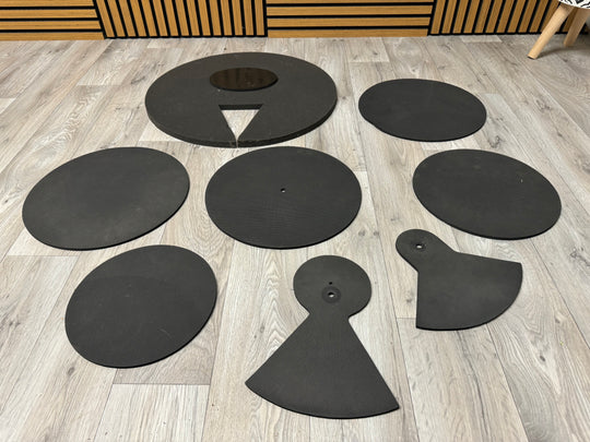 Foam Drum Silencer Pad Set / Practice Pads x8 / Accessory #VC135