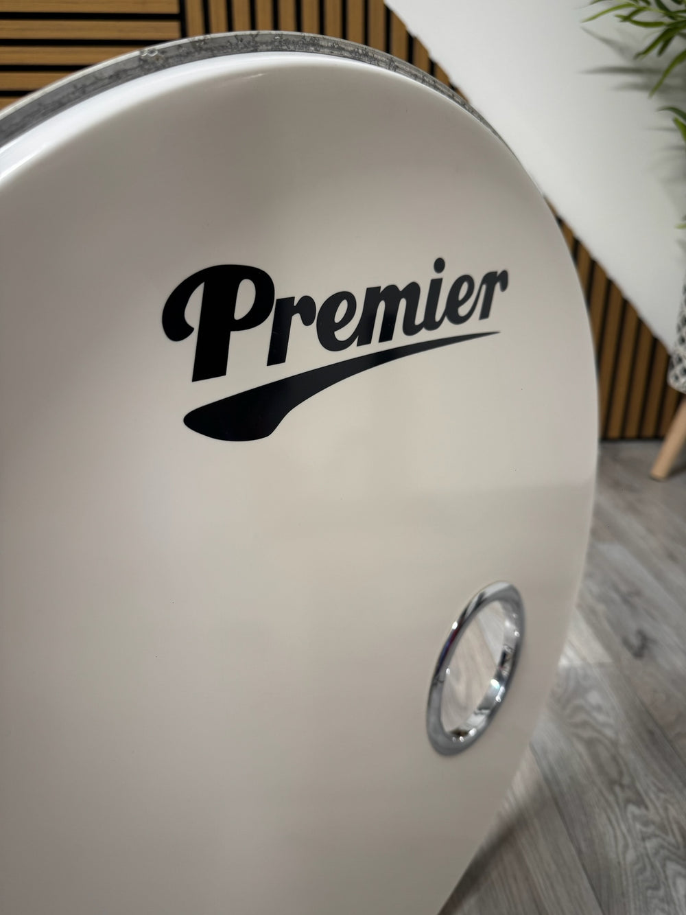 Premier Resonant Bass 22" Drum Head / White #OJ26