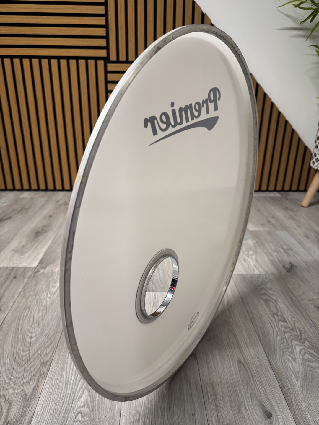 Premier Resonant Bass 22" Drum Head / White #OJ26