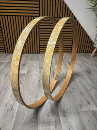 Premier Artist Birch Bass Drum 22” Wooden Hoops Rims Hardware #OJ27