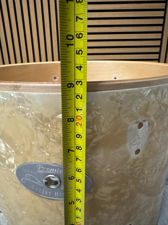 Premier Artist Birch 12”x9” Tom Drum Shell Bare Wood #OJ28