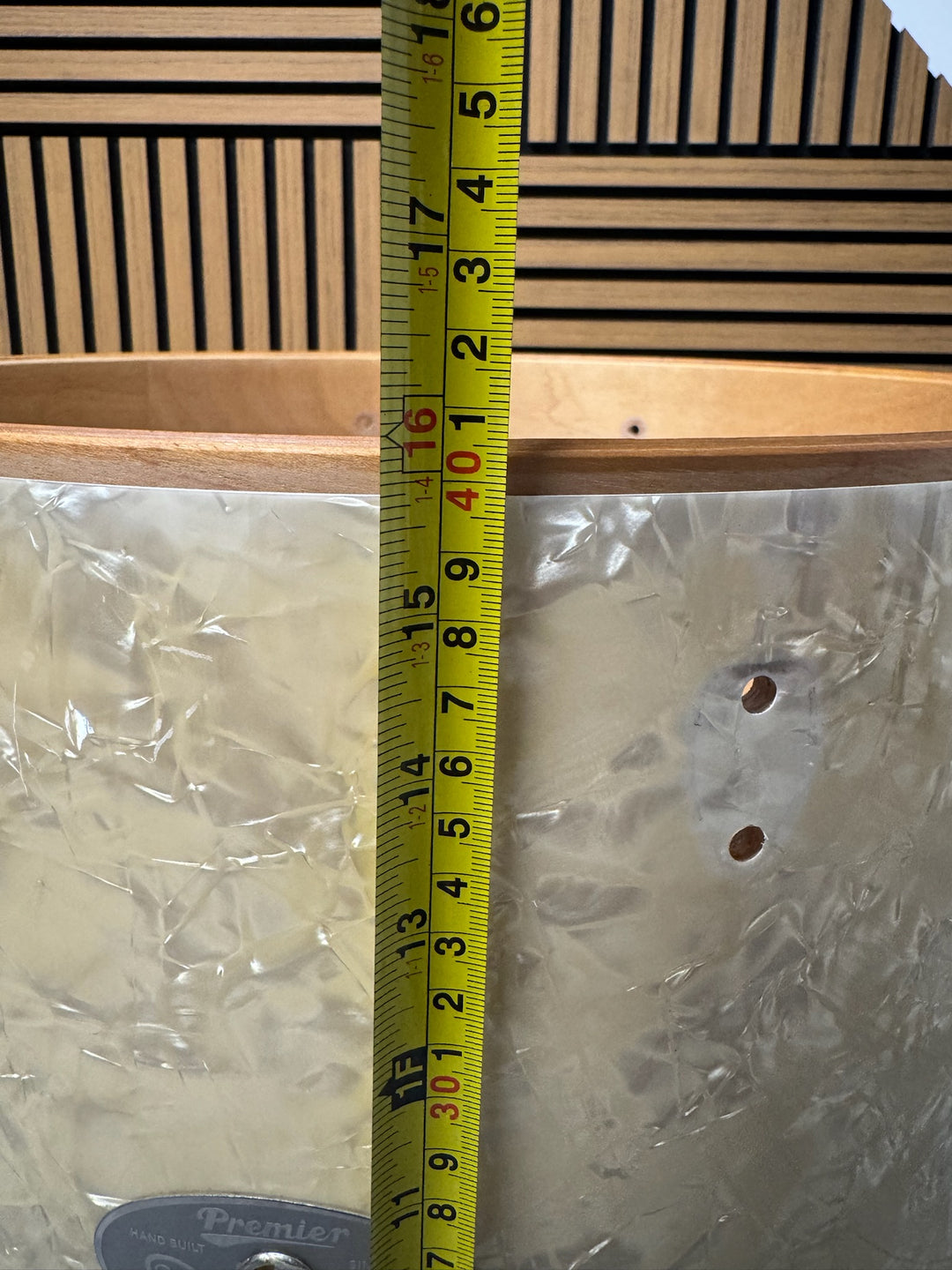 Premier Artist Birch 16”x16” Floor Tom Drum Shell Bare Wood #OJ30