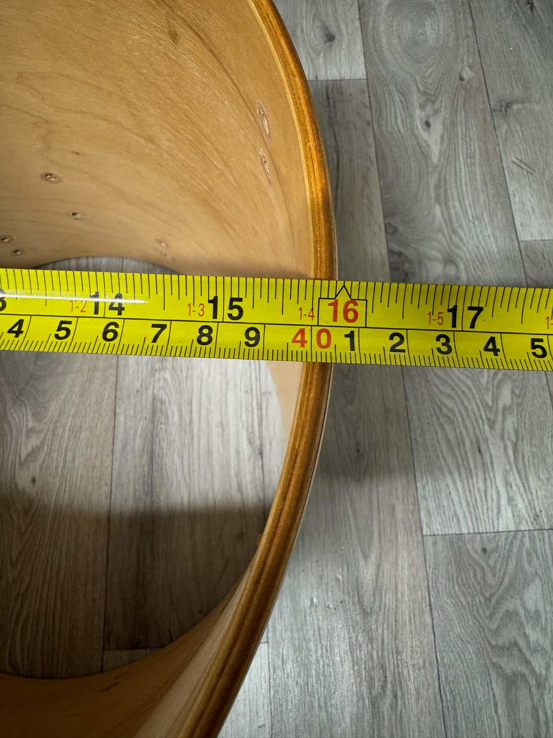 Premier Artist Birch 16”x16” Floor Tom Drum Shell Bare Wood #OJ30