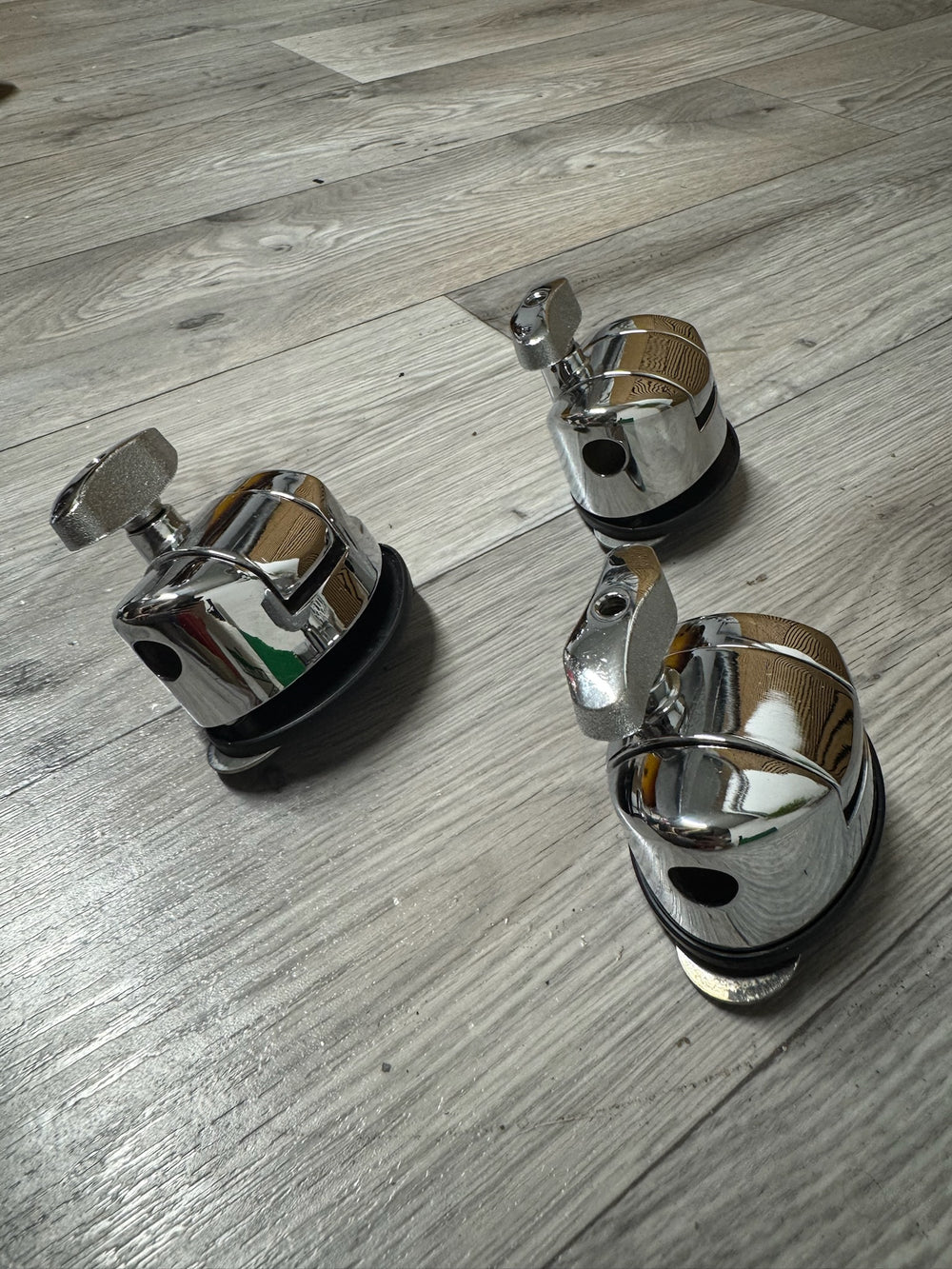 Premier Artist Floor Tom Drum Leg Holders Hardware Mounts x3 #OJ31