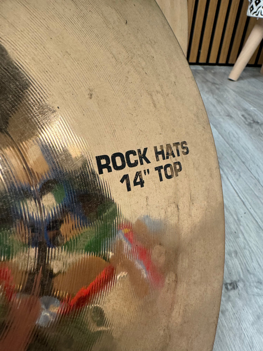 Paiste Alpha Rock Hi Hats 14"/35cm Cymbals (Pair) #OL37