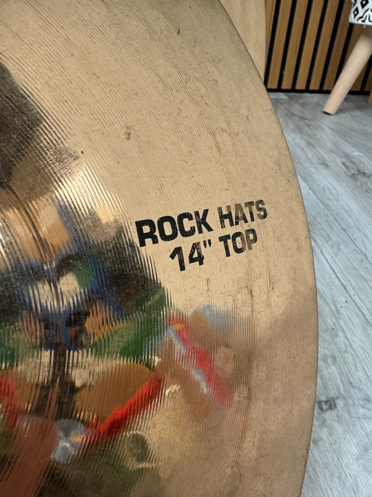 Paiste Alpha Rock Hi Hats 14"/35cm Cymbals (Pair) #OL37