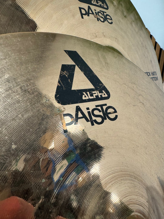 Paiste Alpha Rock Hi Hats 14"/35cm Cymbals (Pair) #OL37