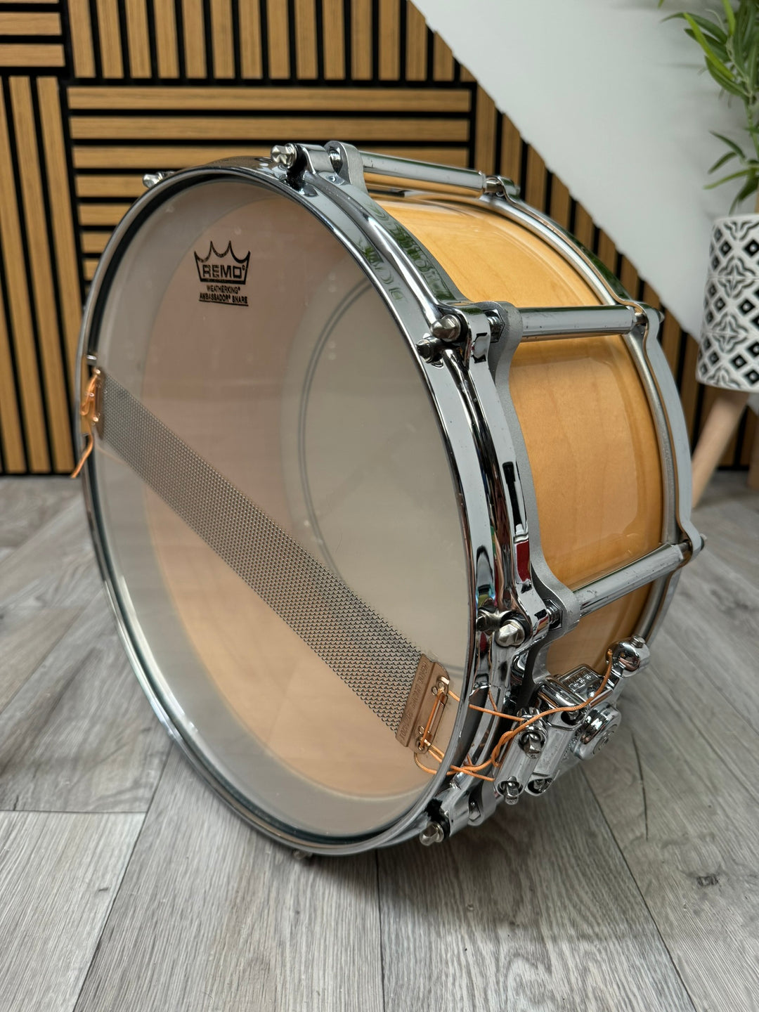 Pearl Free Floating Maple Snare Drum 14" x 6.5" / 10-Lug Snare #WO41