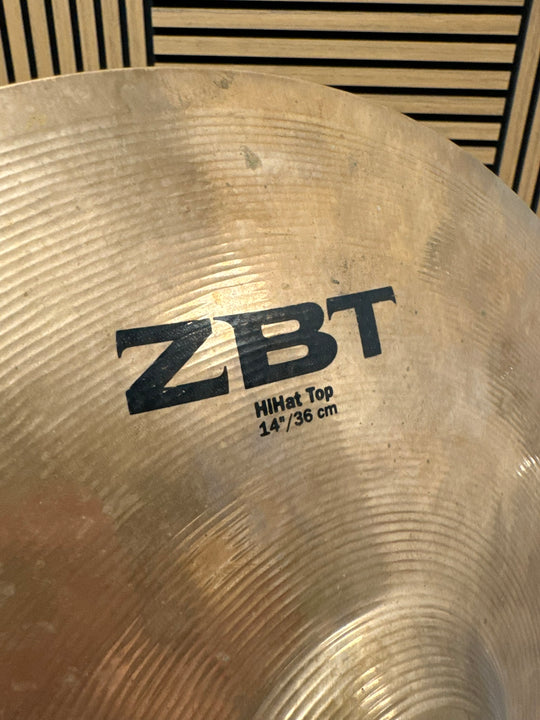 Zildjian ZBT 14"/35cm Hi Hat Top Cymbal *Cracked* #WO55