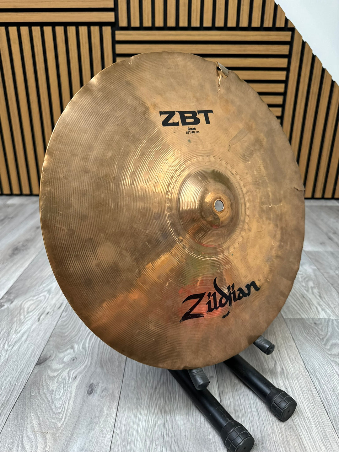 Zildjian ZBT 16"/40cm Crash Cymbal *Cracked* #WO56