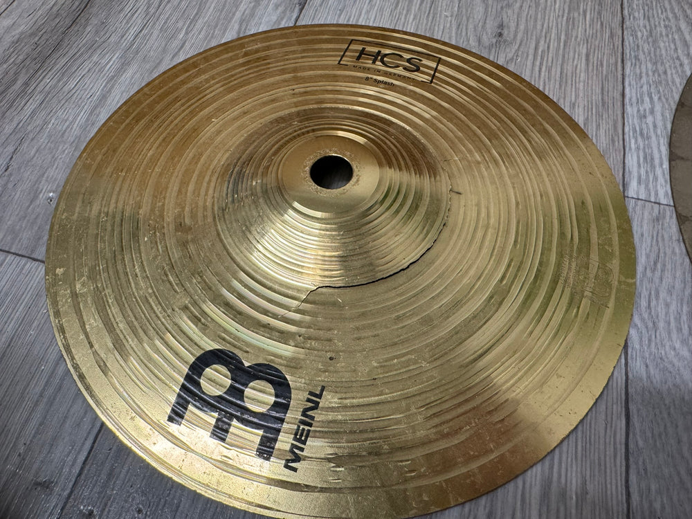 Meinl/Paiste Splash Cymbals x4 *Cracked* #VZ7