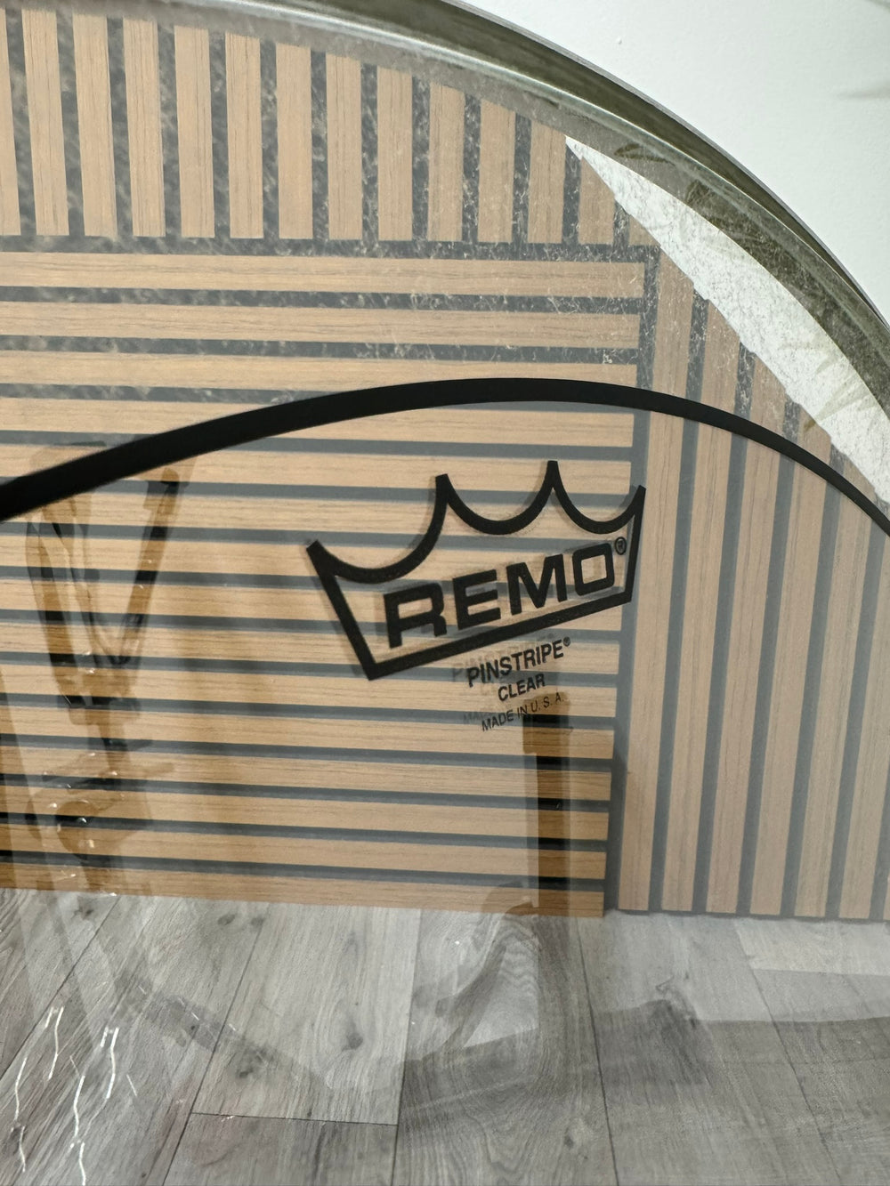 REMO Pinstripe Clear Batter Bass 22" Drum Head #VZ14