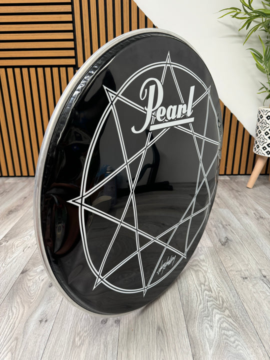 Pearl 'Joey Jordison' Resonant Bass 22" Drum Head / Black #OL64