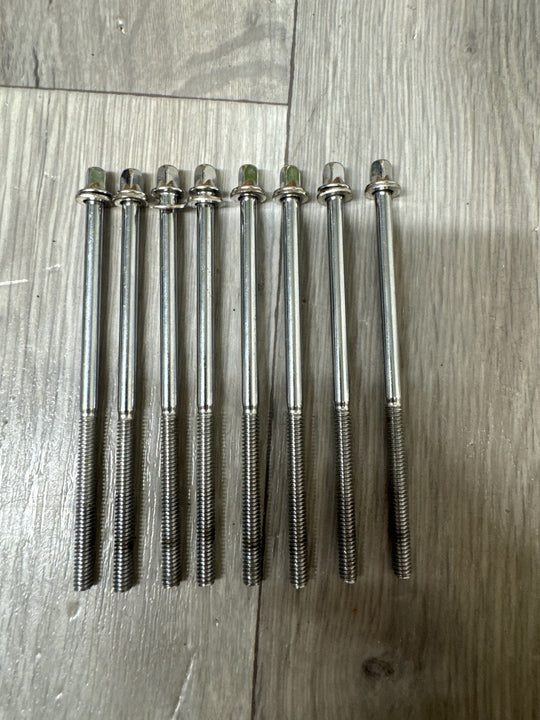 Tama Drum Tension Rods 120mm Screws Tom Hardware Spares x8 #WF147