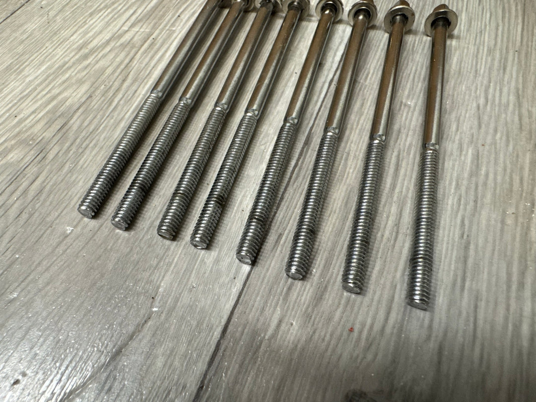 Tama Drum Tension Rods 120mm Screws Tom Hardware Spares x8 #WF147