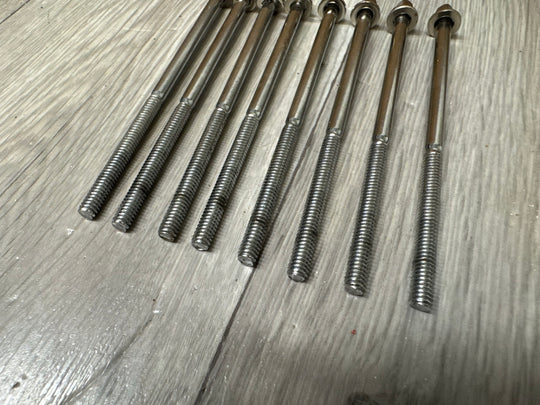 Tama Drum Tension Rods 120mm Screws Tom Hardware Spares x8 #WF147