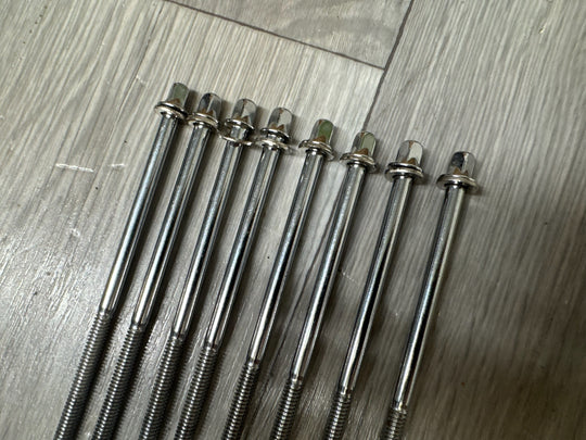 Tama Drum Tension Rods 120mm Screws Tom Hardware Spares x8 #WF147