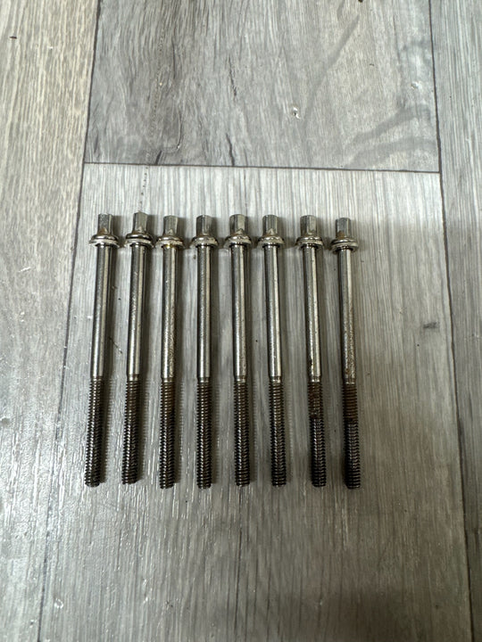 TAMA Drum Tension Rods 95mm Screws Tom Hardware Spares x8 #WF148