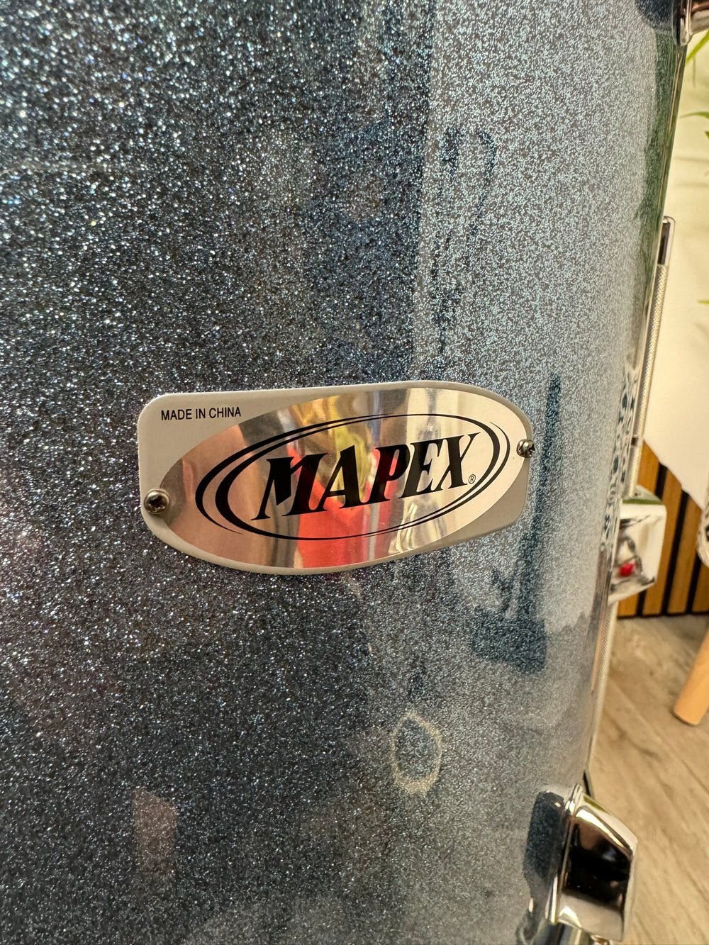 Mapex QR Floor Tom Drum 14”x14” / Blue Sparkle #VZ30