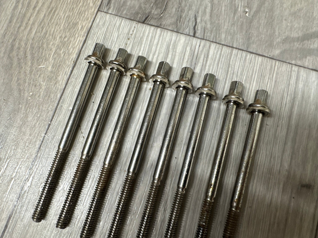 TAMA Drum Tension Rods 95mm Screws Tom Hardware Spares x8 #WF148