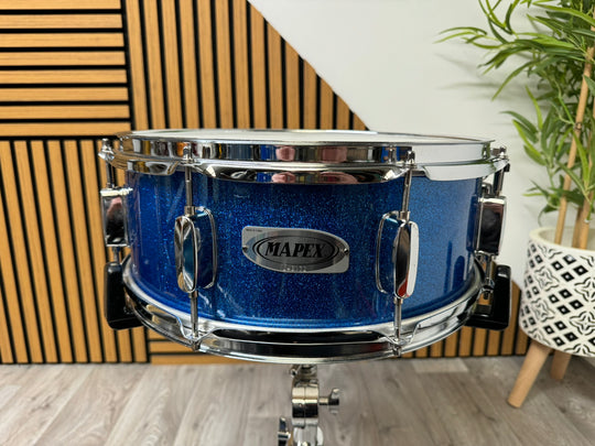 Mapex QR Snare Drum 14” x 5.5” / 8-Lug / Blue Sparkle #VZ31