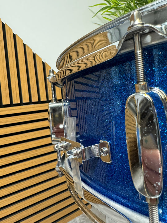 Mapex QR Snare Drum 14” x 5.5” / 8-Lug / Blue Sparkle #VZ31