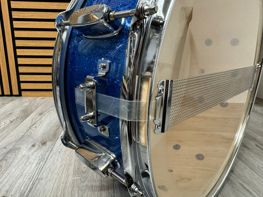 Mapex QR Snare Drum 14” x 5.5” / 8-Lug / Blue Sparkle #VZ31