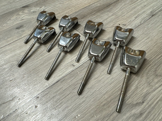 TAMA Rockstar Bass Drum Tension Rods & Claws Drum Hardware x8 #WF150