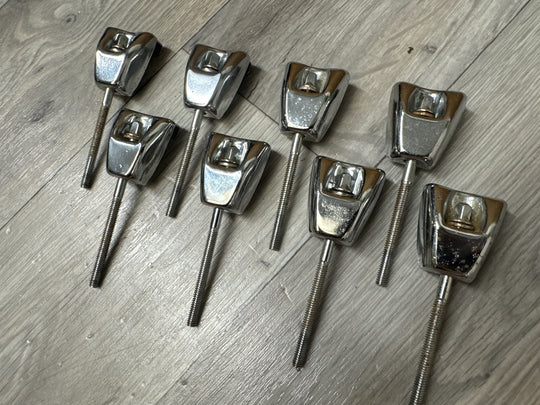 TAMA Rockstar Bass Drum Tension Rods & Claws Drum Hardware x8 #WF150
