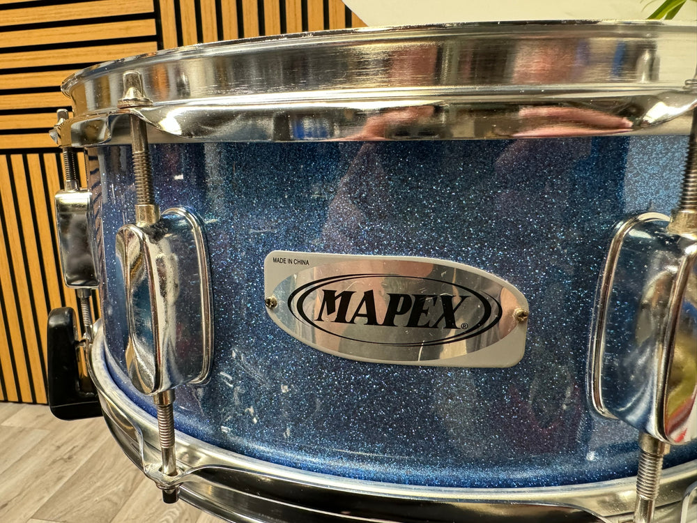 Mapex QR Snare Drum 14” x 5.5” / 8-Lug / Blue Sparkle #VZ32