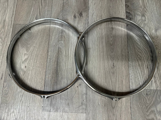 TAMA 10” Drum Hoops Rims 6-Lug Hardware Tension #WF151