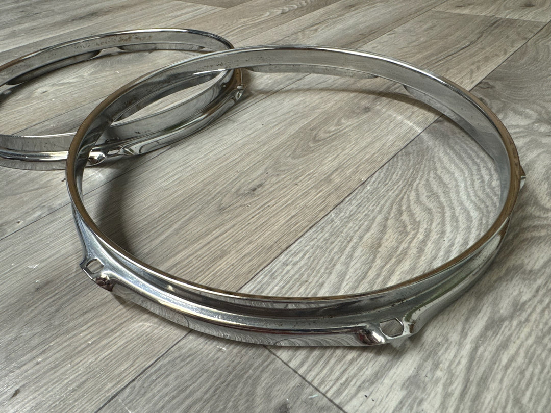 TAMA 10” Drum Hoops Rims 6-Lug Hardware Tension #WF151
