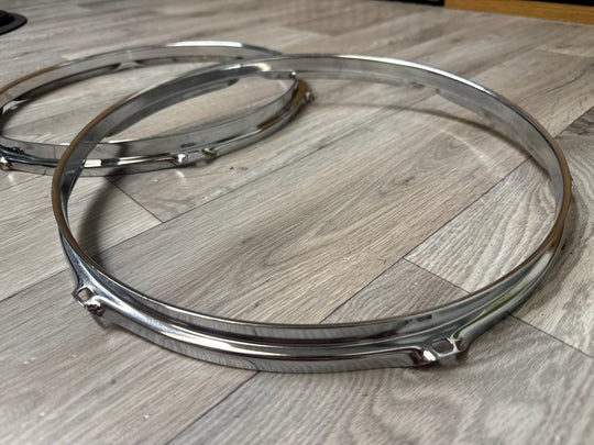 TAMA 13” Drum Hoops Rims 6-Lug Hardware Tension #WF153
