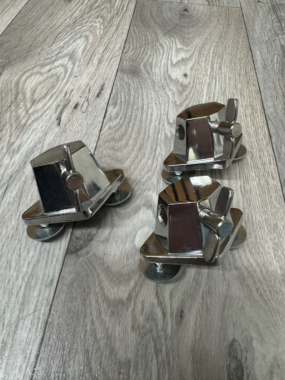Floor Tom Drum Leg Holders Hardware Mounts x3 #OM5