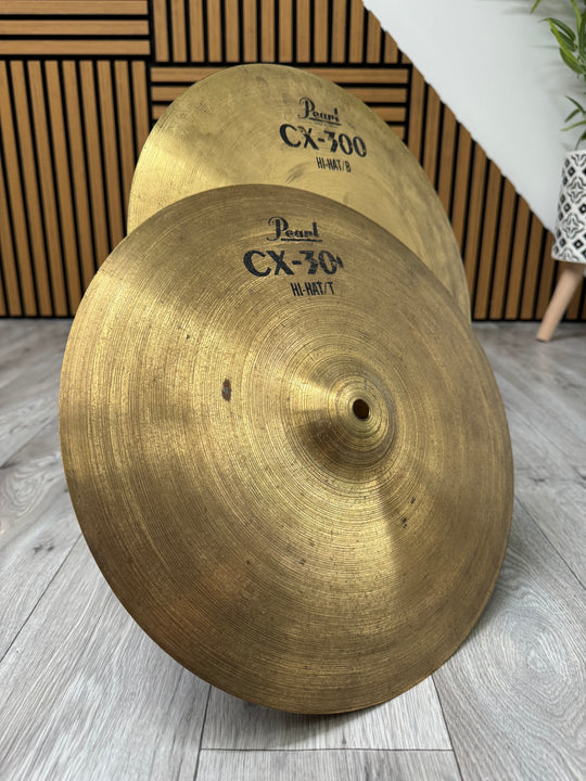Pearl CX-300 Hi Hats 14"/35cm Cymbals (Pair) #OL88