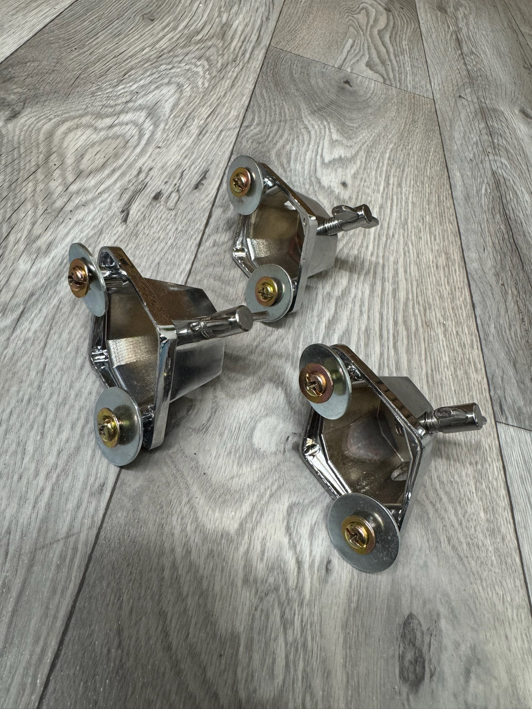 Floor Tom Drum Leg Holders Hardware Mounts x3 #OM5